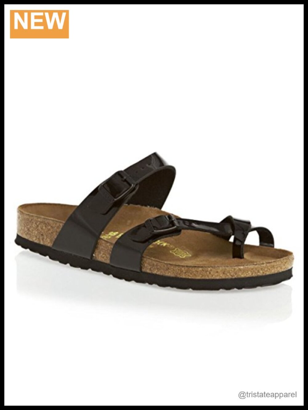 Birkenstock Mayari Slide Sandal Birko-Flor Cork Footbed Adjustable Buckle